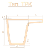 Тигель TPK 100 T2 Lн=260