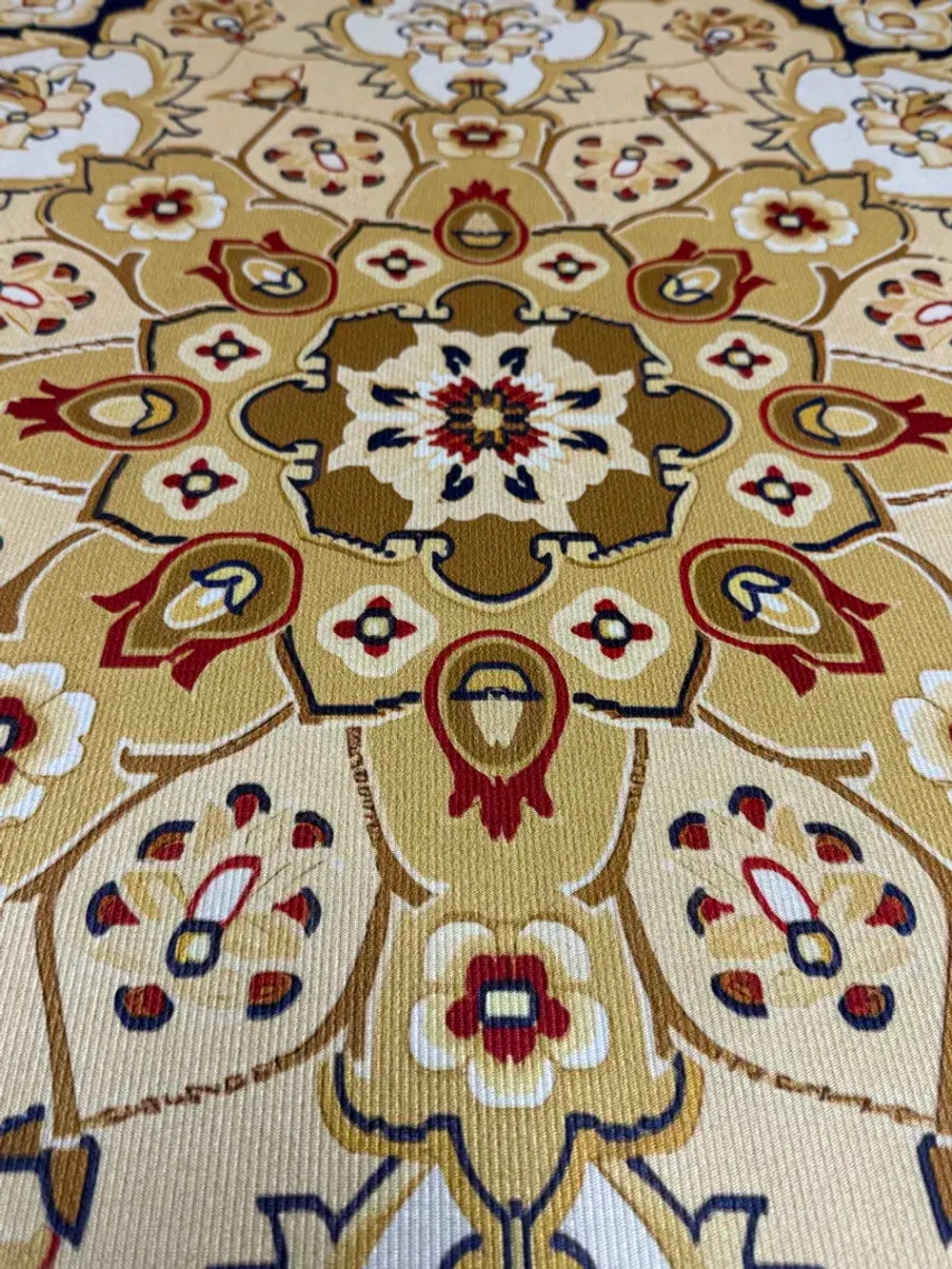 Круглый безворсовый ковер 120х120 для дома