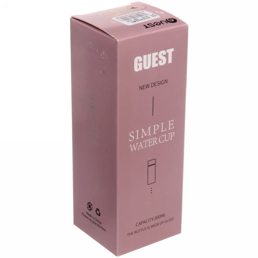 Бутылка питьевая стеклянная 300мл «Леденцы»