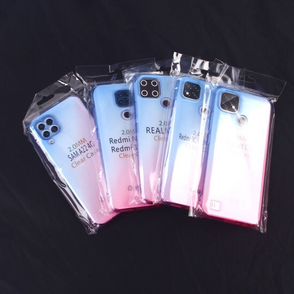 Чехол для Samsung Galaxy A12/M12 Градиент, ТПУ, 012964