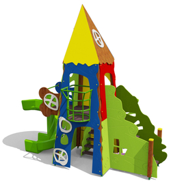 Игровой комплекс Горки 07094 для детей 4-6 лет для уличной площадки