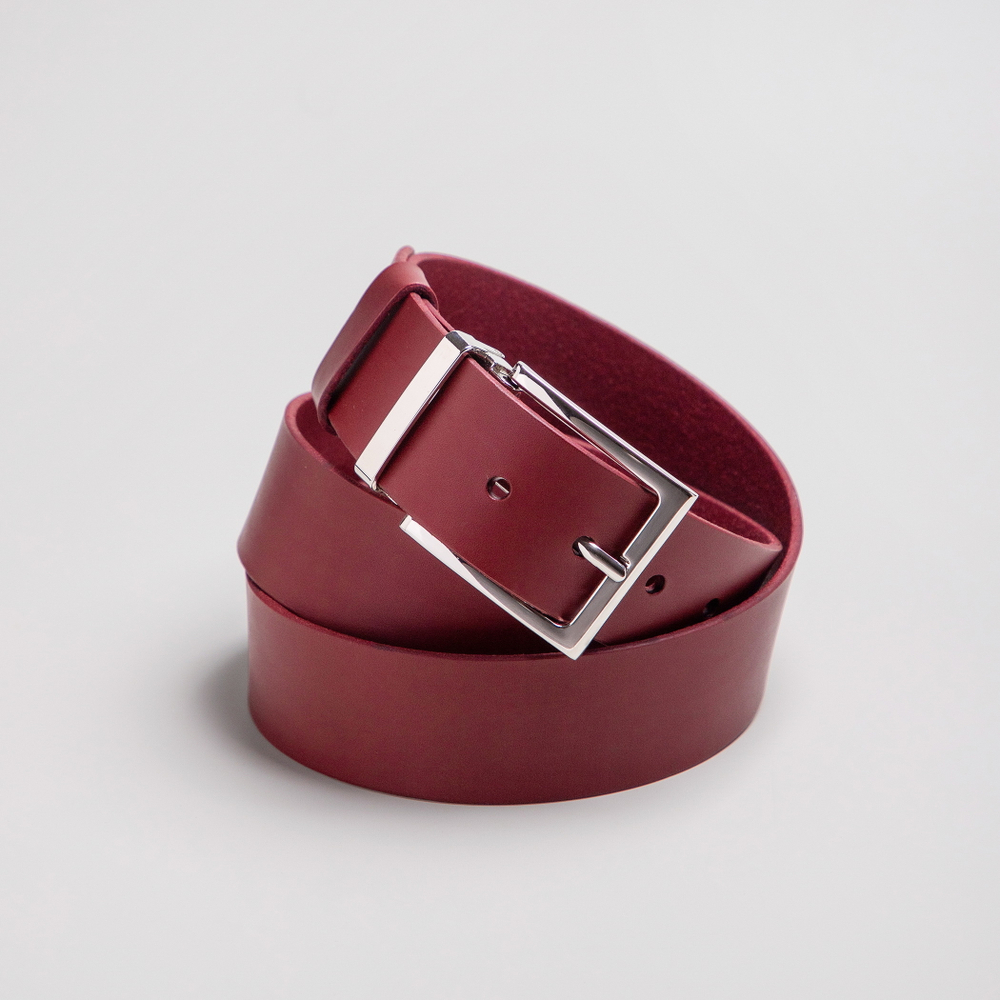 Ремень Dakota, натуральная кожа (Италия), пряжка 40мм, замак