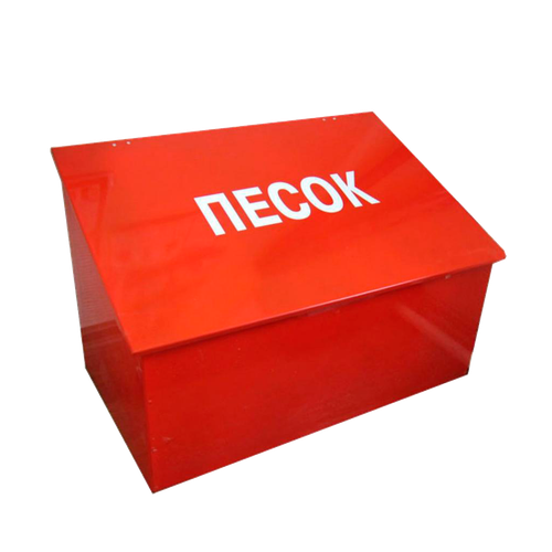 Ящик для песка 0,3м.куб "М" (1200х500х500) (в сборе, косая крышка)