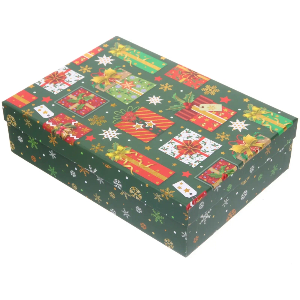 Коробка подарочная «Новогодние подарки» 33*23,5*9 см