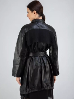 Плащ кожаный натуральный