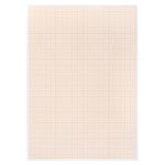 Бумага масштабно-координатная (миллиметровая), папка А4, оранжевая, 10 листов, 65 г/м2, STAFF, 113484