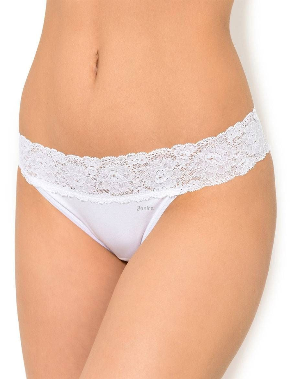 Трусики-слипы с кружевным пояском Dolce Cinture (Размер: L) (Цвет: телесный)