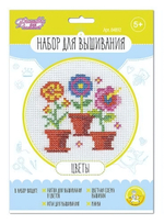 Вышивка "Цветы" (Т-Ц)