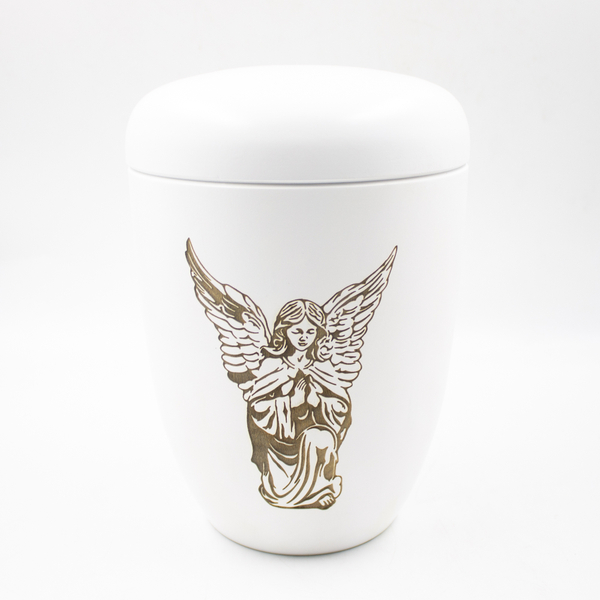 Урна биоразлагаемая «Камелия Лазер» белая