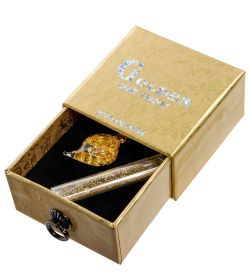 Gold Leaf HB-310 Кулон с золотом «Лист»