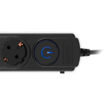 Сетевой фильтр Ippon BK-6-EU-5-10-B, 5м, черный