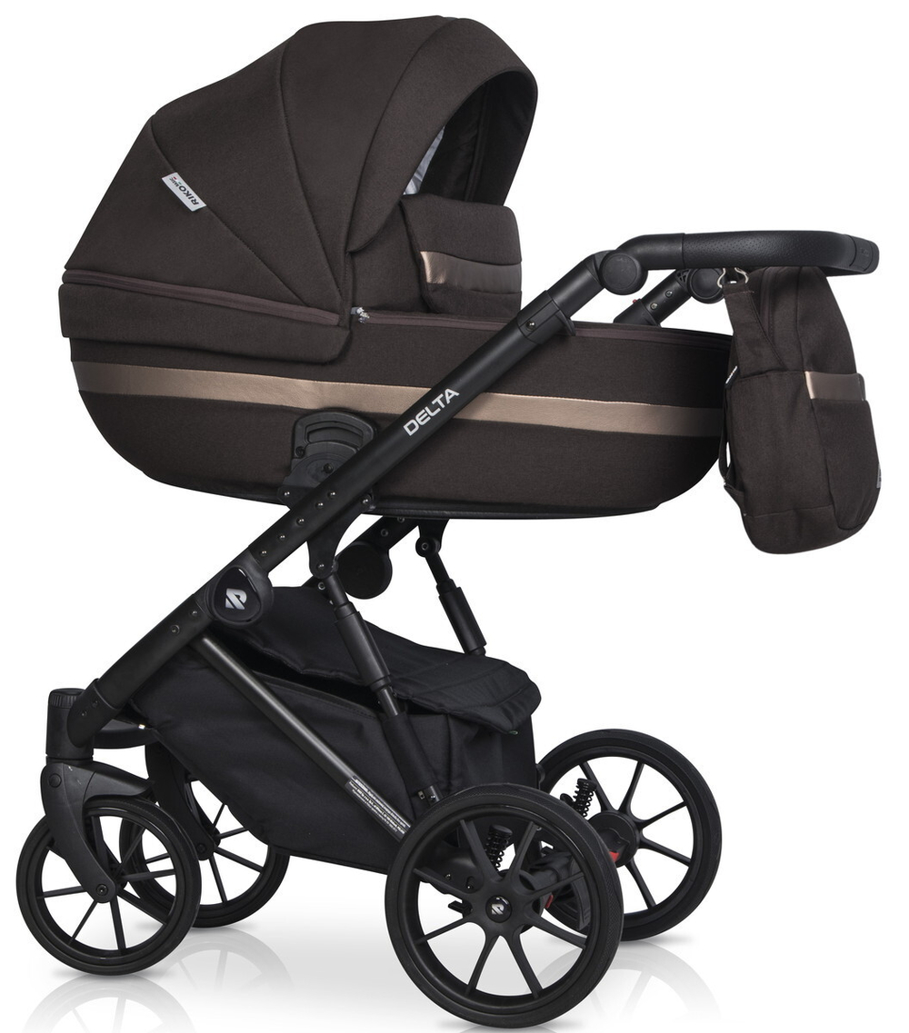 Детская коляска Riko Basic Delta 3 в 1 04 Chocolate