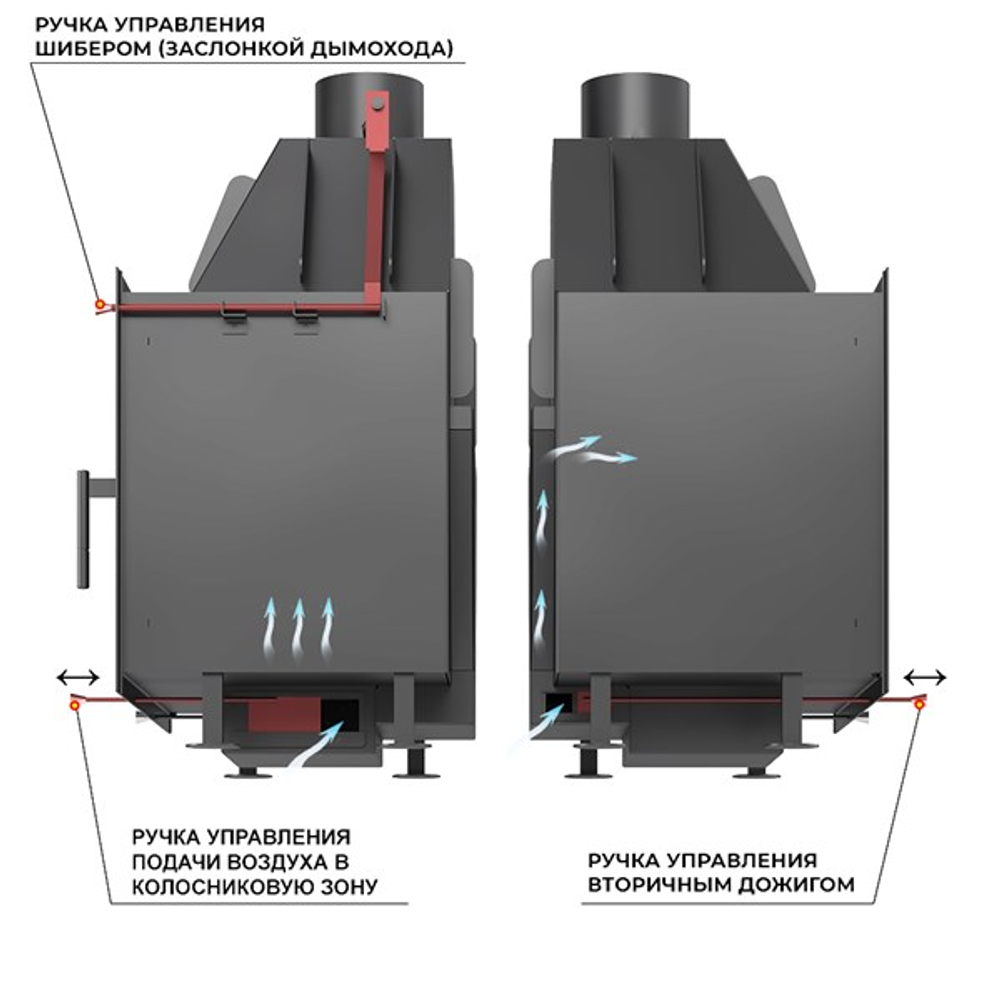 Камин ASTON Вертикаль «VYBORG» Н-1346 Амфиболит