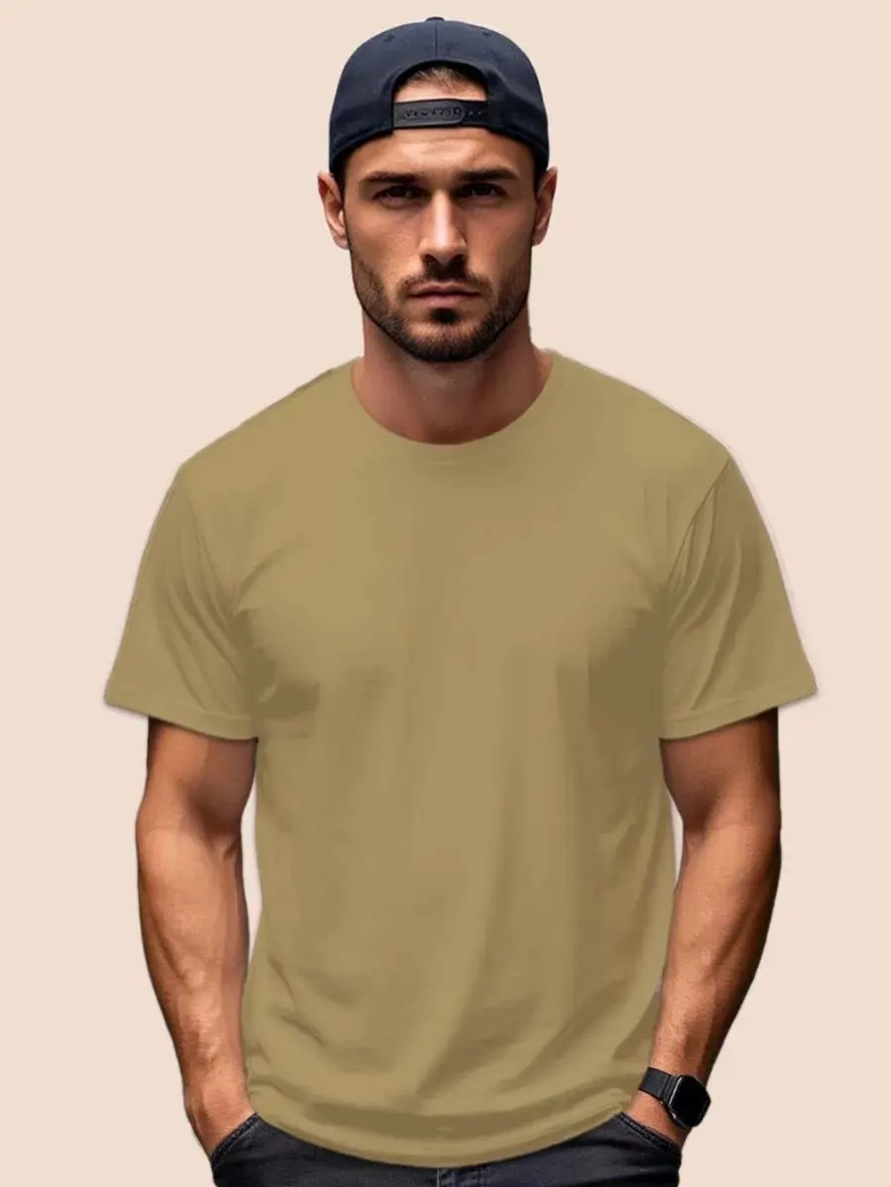 Футболка Взрослая.Премиум однотонная.Набор 2 шт