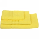 Полотенце махровое 70*120см «Comfort» цвет желтый 01040 плотность 300гр/м2