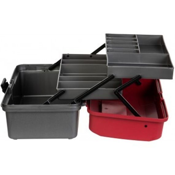 Ящик рыболова Helios двухполочный красный