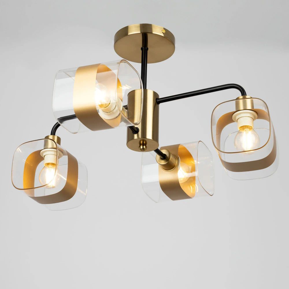 Citilux Бертон CL140141 Люстра потолочная Бронза