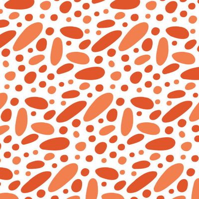Buy fabric with abstract mottled print orange