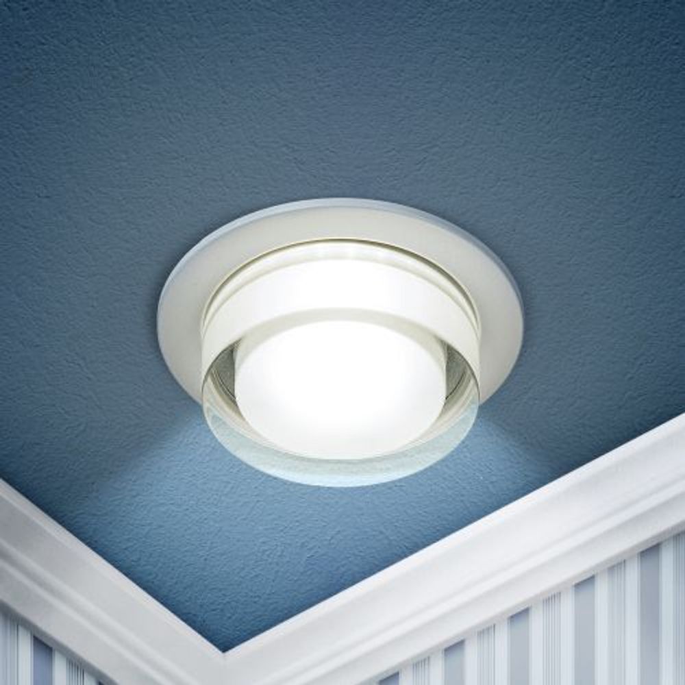 Светильник декоративный DK107 WH MR16 GU5.3 встраив. бел. ЭРА Б0058396 Светильник декоративный DK107 WH MR16 GU5.3 встраив. бел. ЭРА Б0058396