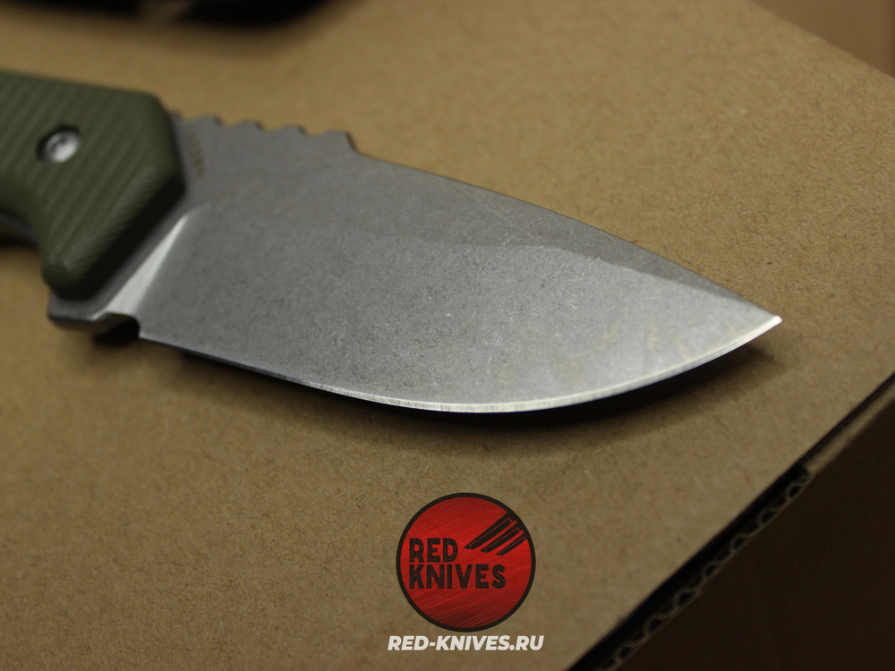 Нож фикс Wilderness - рукоять зеленый G10