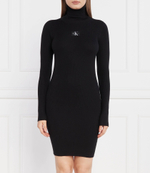 Платье BADGE ROLL NECK CALVIN KLEIN JEANS - черный(J20J221690)