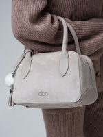 Замшевая сумка Polly DBR 31348 каменный