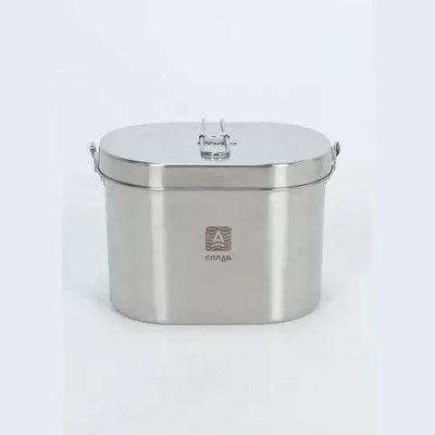 Котелок (Кан) Сплав стальной 3.3 с чехлом