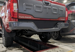 Фаркоп с электр. Smart, Foton Tunland 2023-н.в., шар E, 2800/100 кг, F.3611.002, Berg (паспорт, сертификат)
