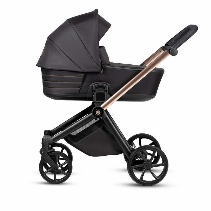 Tutis Коляска 2 в 1 MIO 3+ Black Edition Rose Gold
