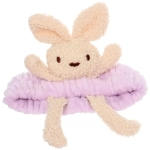 Повязка на голову косметическая «ДАЙМОНД Ми», зайки с лапками, цвет лавандовый, серый, и бежевый, 20*5.5см (ZIP пакет)