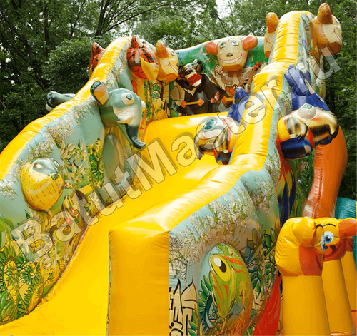 Коммерческий надувной батут "Нильский крокодил"