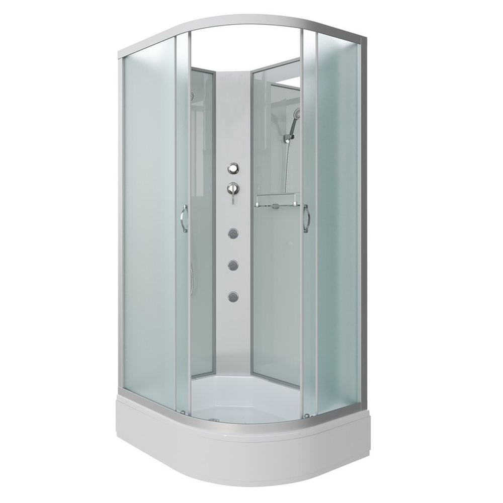 Душевая кабина Niagara Classic NG-33974-14LBKG (90х70х200) средний поддон(26см),стекло матовое,4 места