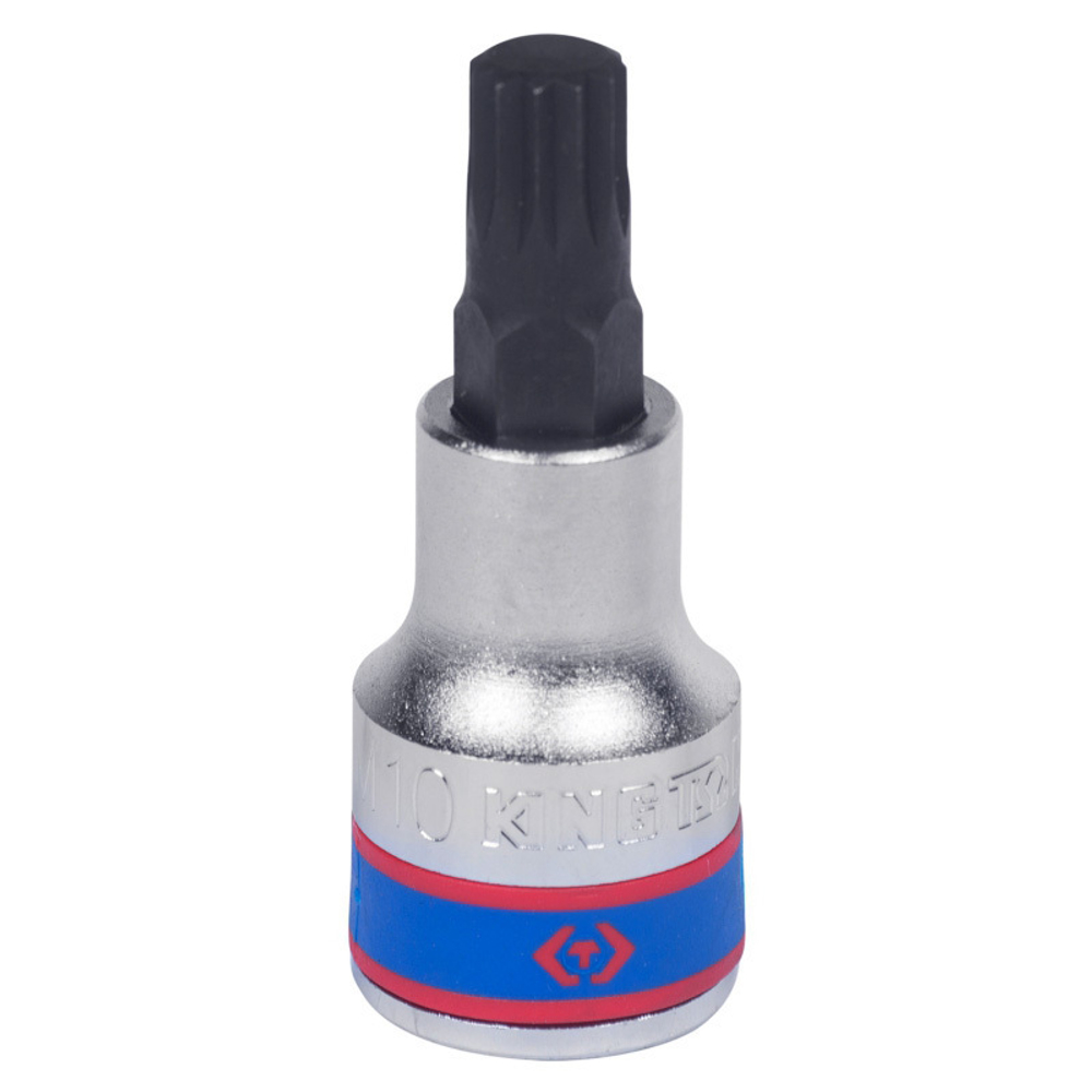 KING TONY (402610) Насадка (бита) торцевая 1/2", L = 60 мм, SPLINE, M10