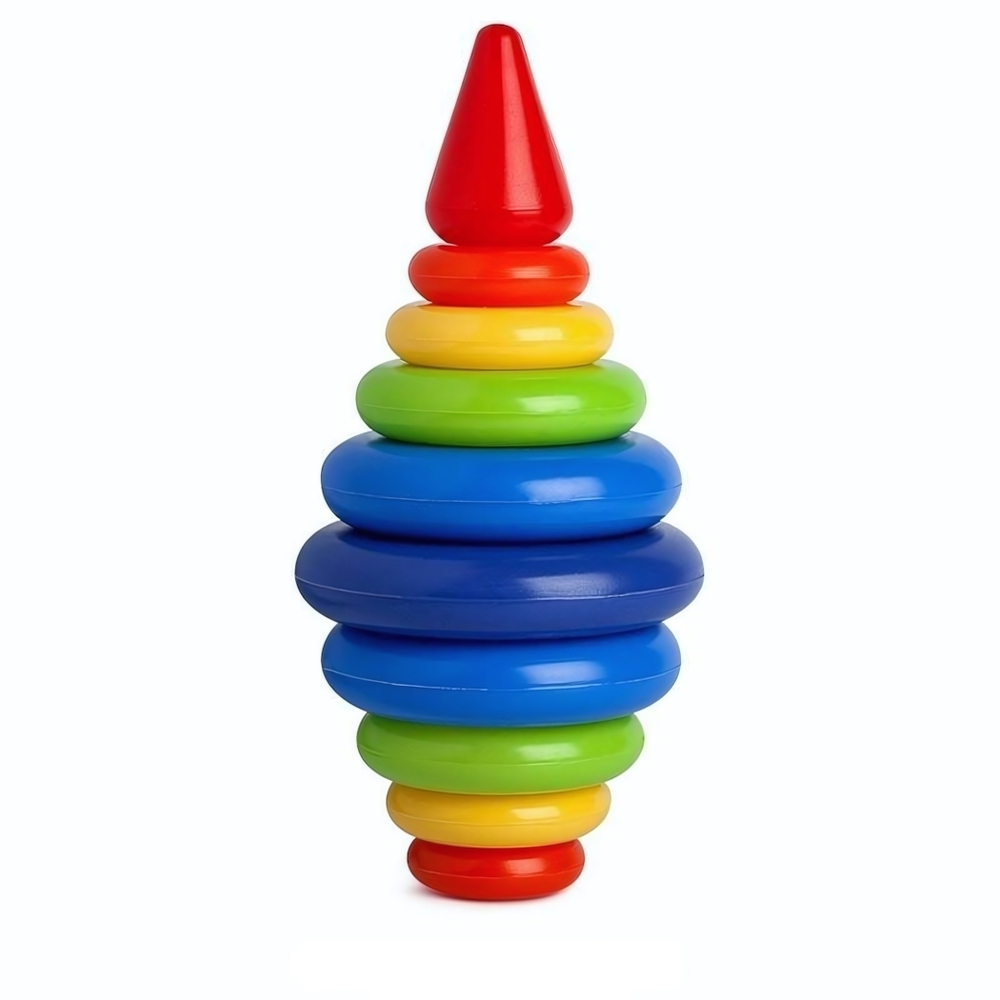 Пирамидка "Бочка" 32см. 8 колец, сетка (Р.с.)