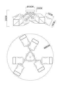 Потолочная люстра Arte Lamp