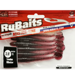 Рыболовные, силиконовые приманки виброхвост RuBaits Leader Ribster Набор для рыбалки на щуку, на судака, на окуня форель. На спиннинг, джиг, микроджиг