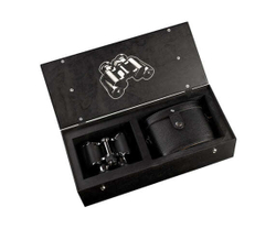 Бинокль БПЦ5 8x30M Байгыш, хром, жесткий футляр, в шкатулке, КОМЗ - фото 4