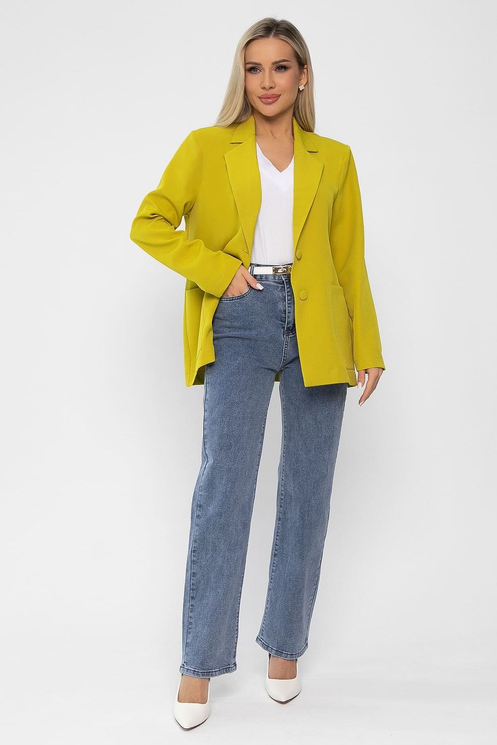 Жакет Нэри (горчица) Б13691-33М LT Collection