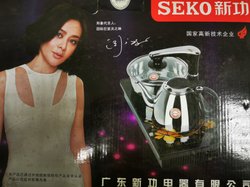 183489Y1 УЦЕНКА Чайная доска + плитка, темная 82*45*8