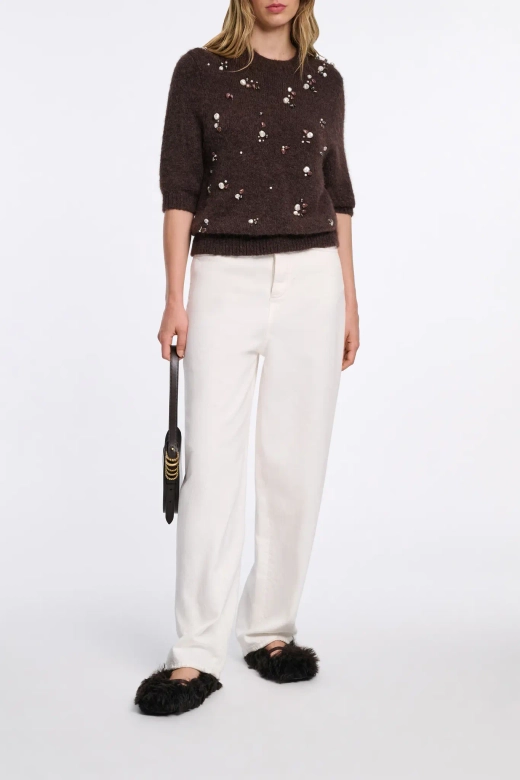 Джемпер из шерсти альпака