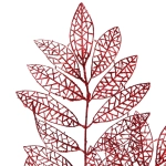 Ветка декоративная «Зимние листья» 85 см, Красный