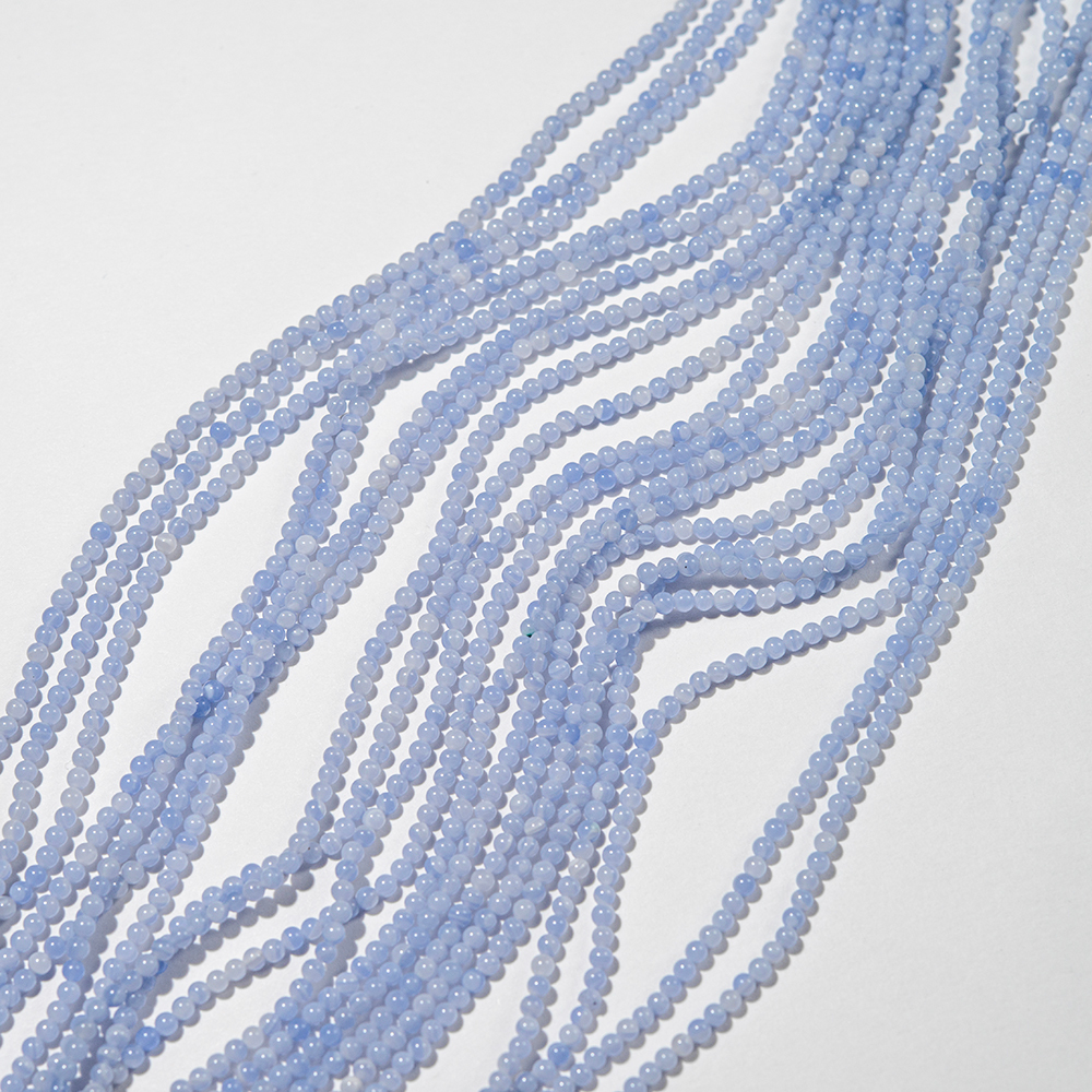 Сапфирин (имитация), 2,3мм, бусины в форме шара