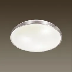 2088/EL PALE SN 078 Светильник пластик/белый/никель LED 72Вт 3000-6300K D540 IP43 пульт ДУ LOTA NICKEL