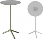 Стол ламинированный барный складной Scab Design Tripe Folding, оливковый, светло-серый