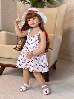 Кукла Реборн ростовая 85см в пакете (FA-259)