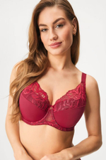 Бюстгальтер на поролоне Allure (Размер: 85G) (Цвет: синий с бежевым)