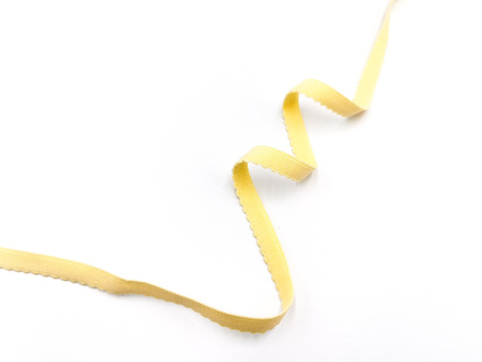 Отделочная резинка с фестонами, 8 мм, манго, Турция, (Арт: OTR605/8-8877), м