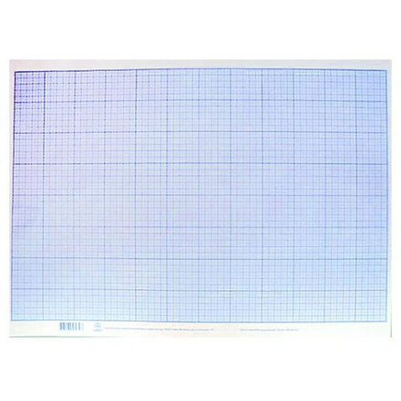 Миллиметровка А2 (400х600), голубая сетка