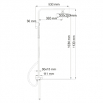 Душевой комплект Wasserkraft 30х113,3х53 см