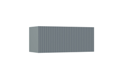 Тумба навесная №2 Оливия, Сумеречный голубой, Шарли Бриз